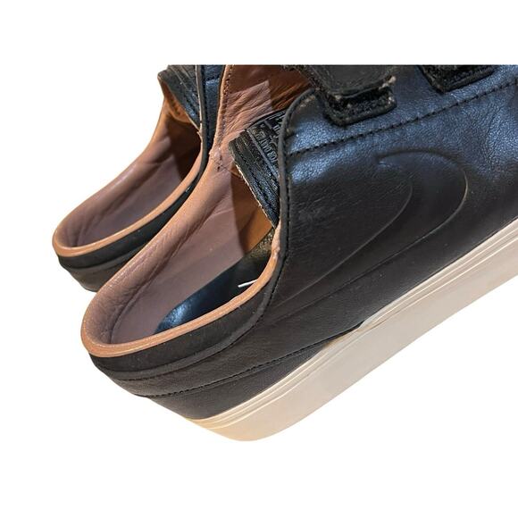 9.5 Rare Nike SB Zoom Janoski AC dunk 705405-002 Triple Black Leather Shoes Skat main image 11